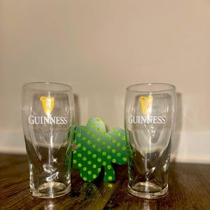 Set of 2 NEW Authentic Guinness Glasses
